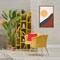 Stupell Industries Boho Mountain Peak & Sun Framed Floater Canvas Wall Art Design by Omar Escalante